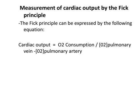 a.o fick|Fick’s Principle of Cardiac Output Measurement .